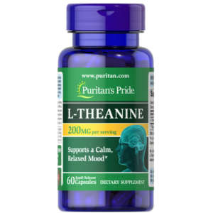 L-Theanine 200 мг-60 капс Фото №1